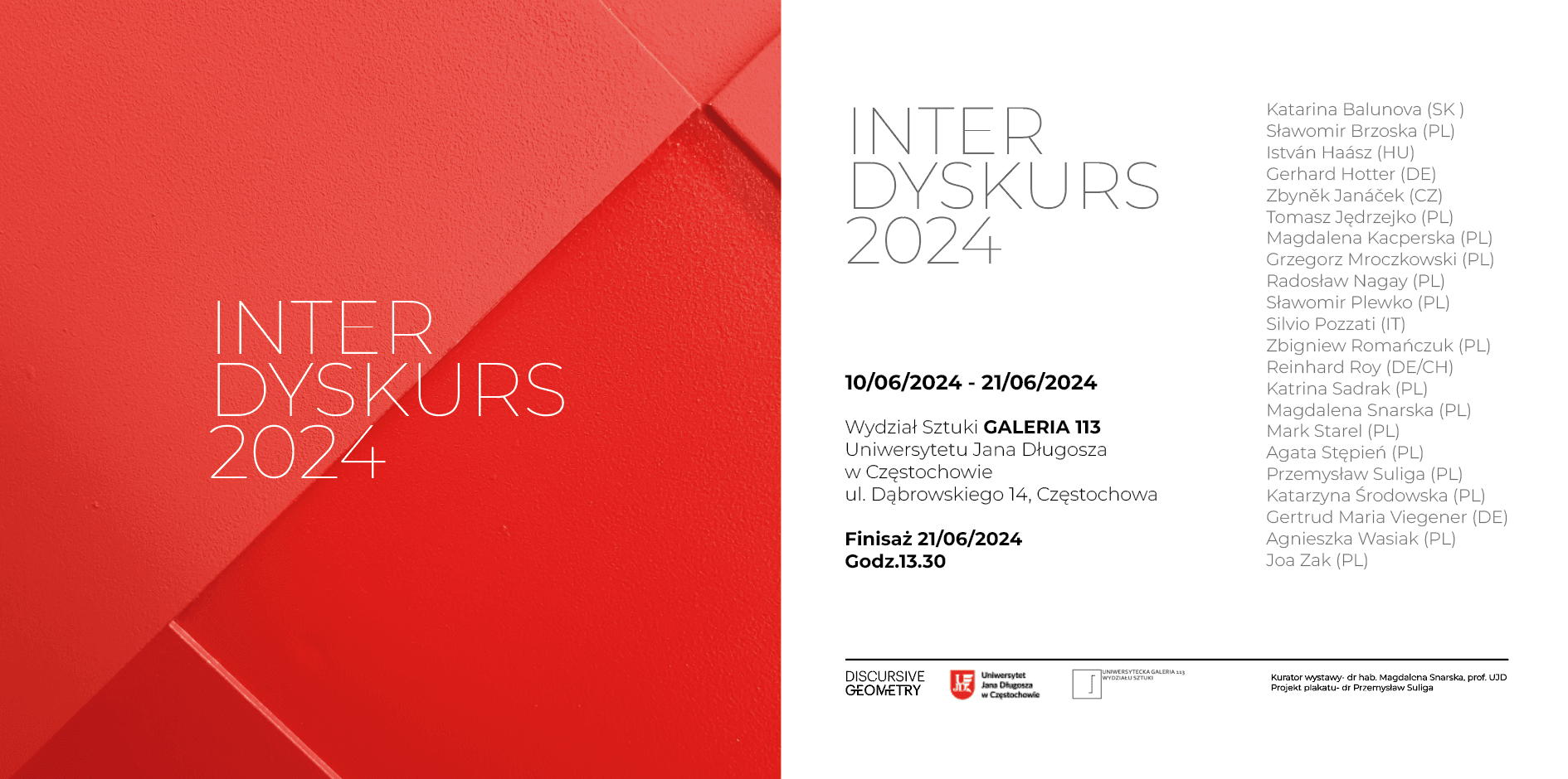 Międzynarodowa wystawa INTERDYSKURS 2024